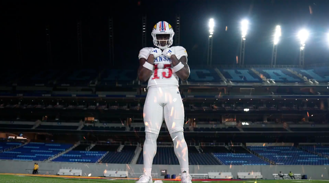 KU football reveals new white alternate jersey | News, Sports